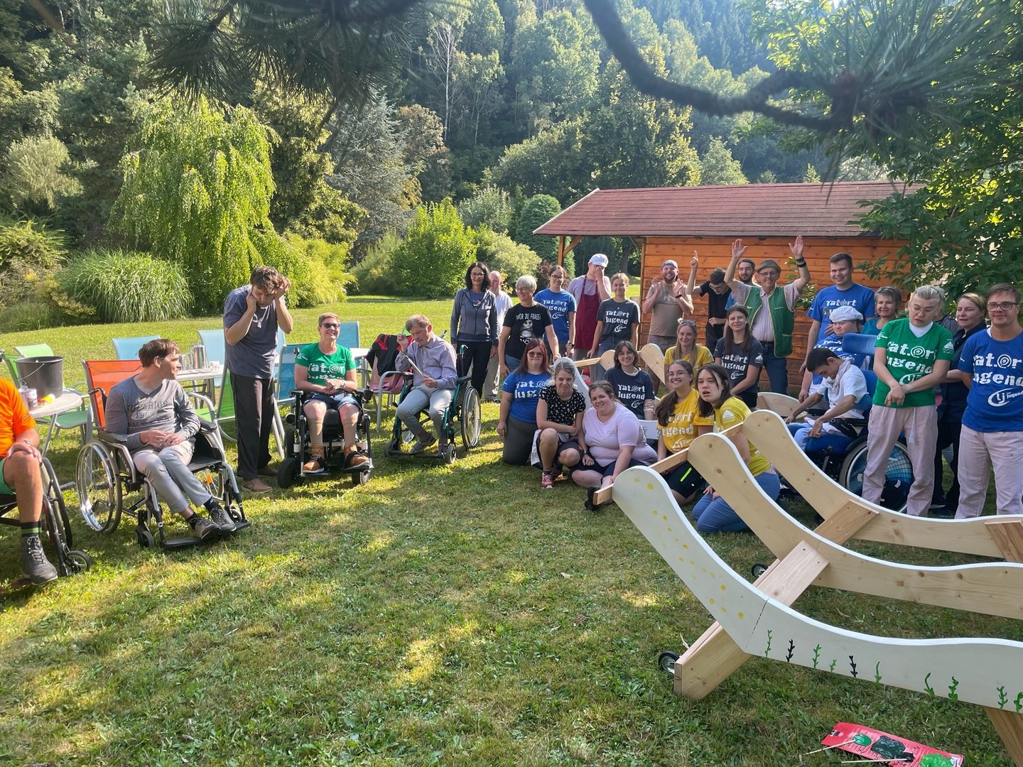 Gruppenfoto Landjugend meets Lebenshilfe Teil 3